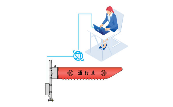 エアー遮断機