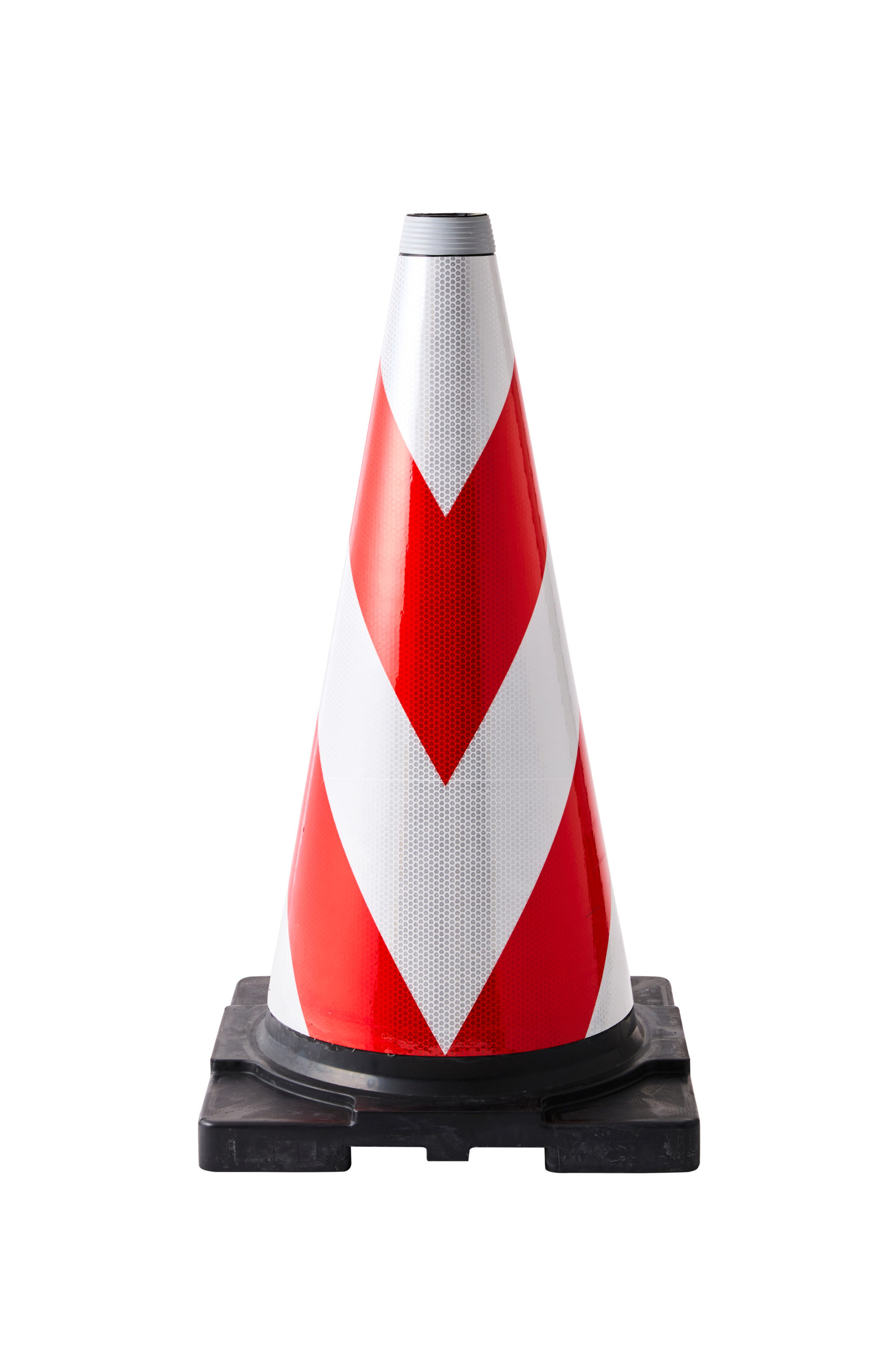 スタックラバーコーン V字 白赤 | 株式会社アドビック